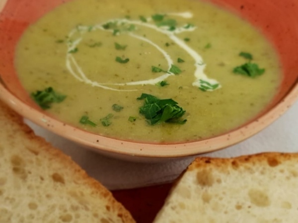 Homemade broccoli n Stilton soup