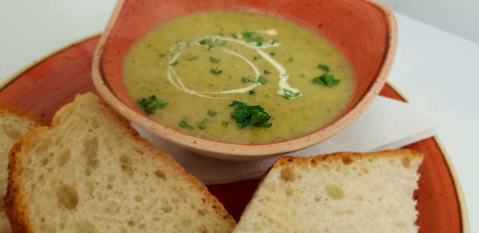 Homemade broccoli n Stilton soup